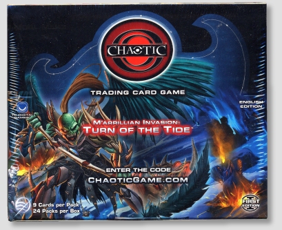 Chaotic TCG M'arrillian Invasion Turn Of The Tide Booster Box