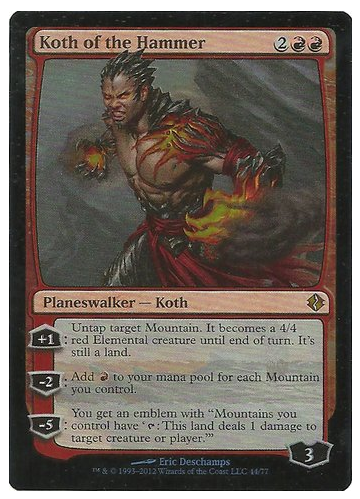 MTG Single Koth of the Hammer Duel Deck Foil Card