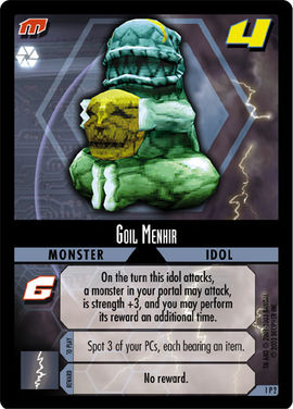 Dot Hack Goil Menhir 1P2 Foil Card