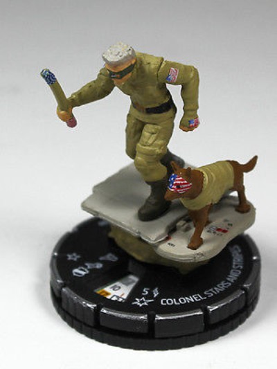 Heroclix KA2 Colonel Stars & Stripes #200 Promo Figure