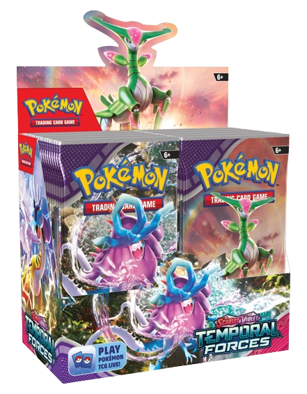 Pokemon Scarlet & Violet: Temporal Forces Booster Case